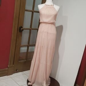 𝅺Speechless Sparkley Halter Top Dress/Gown nwot